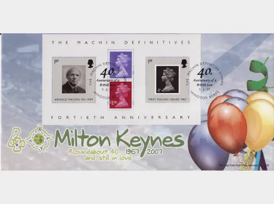 Machin 40 Years: Miniature Sheet