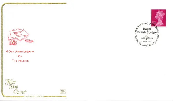 Machin 40 Years: Miniature Sheet