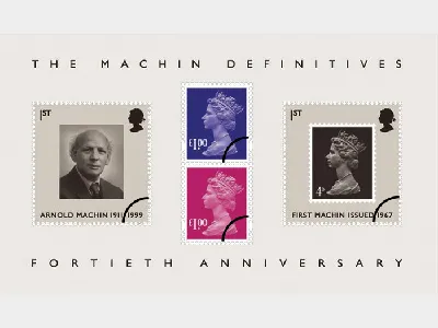 Machin 40 Years: Miniature Sheet