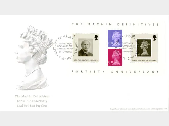 Machin 40 Years: Miniature Sheet