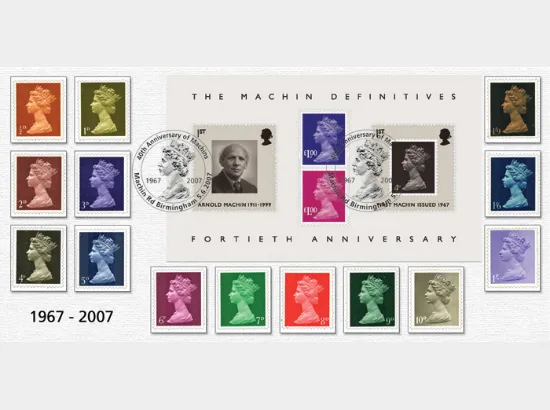 Machin 40 Years: Miniature Sheet