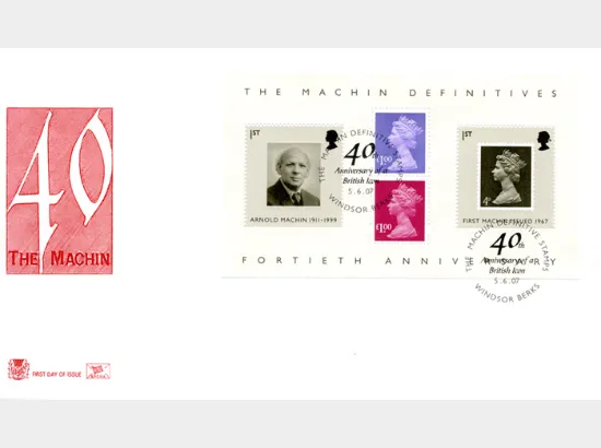 Machin 40 Years: Miniature Sheet