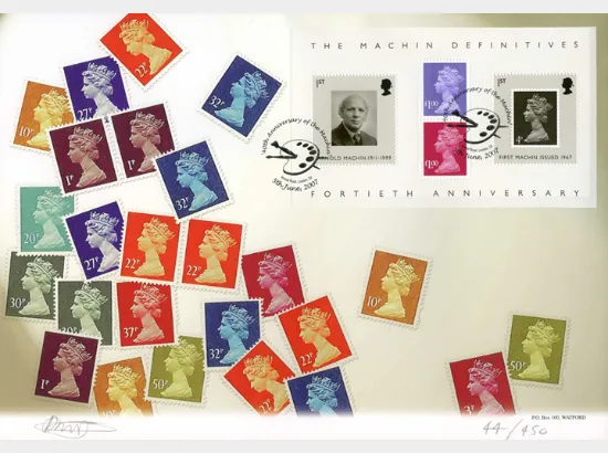 Machin 40 Years: Miniature Sheet