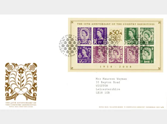 Country Definitives: Miniature Sheet