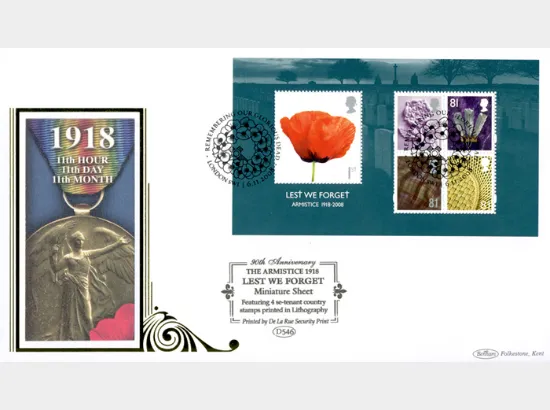 Lest We Forget 2008: Miniature Sheet