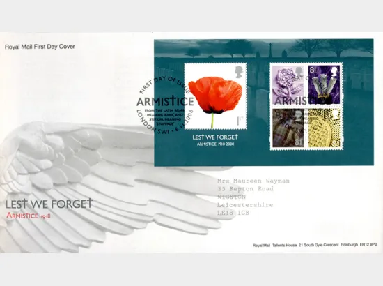 Lest We Forget 2008: Miniature Sheet
