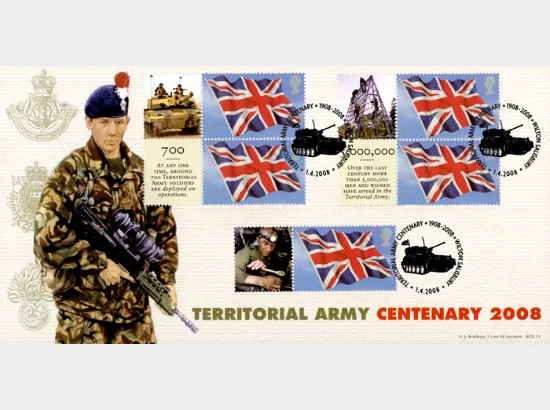 Territorial Army [Commemorative Sheet]
