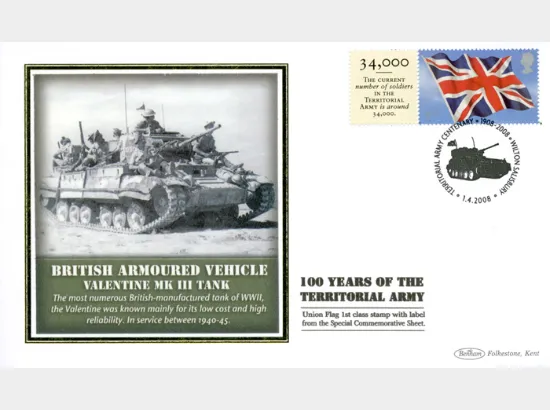Territorial Army [Commemorative Sheet]