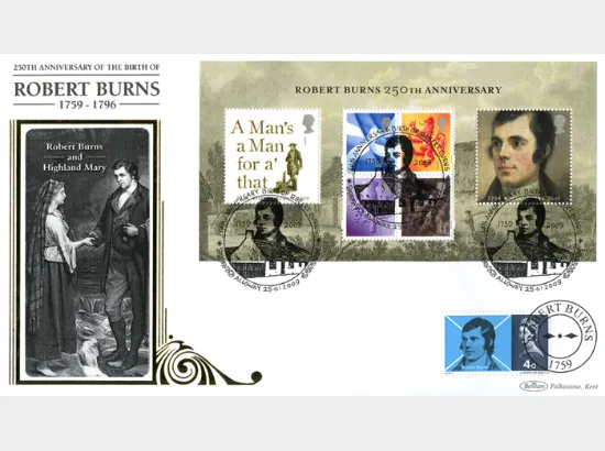 Robert Burns: Miniature Sheet
