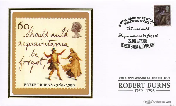 Robert Burns: Miniature Sheet