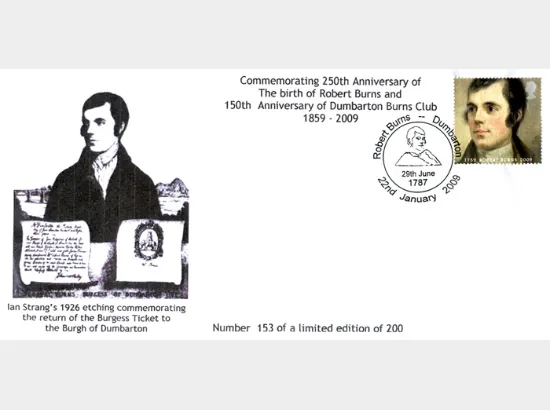 Robert Burns: Miniature Sheet