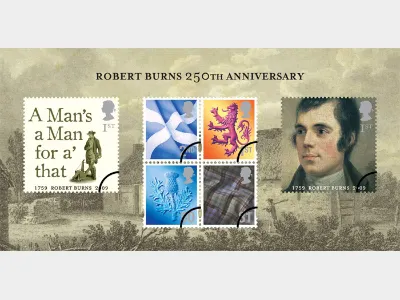 Robert Burns: Miniature Sheet