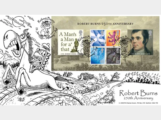 Robert Burns: Miniature Sheet