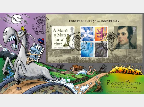 Robert Burns: Miniature Sheet