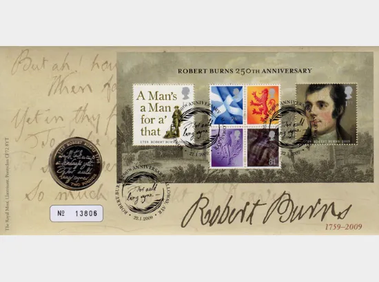 Robert Burns: Miniature Sheet