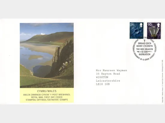 Wales 56p, 90p