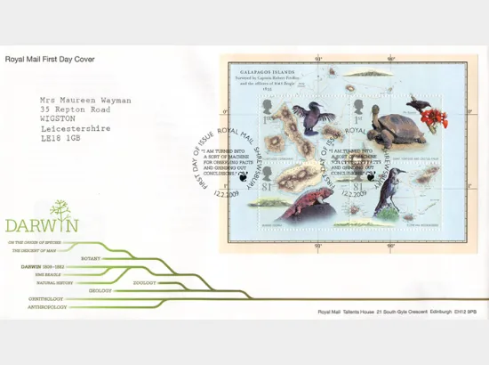 Charles Darwin: Miniature Sheet