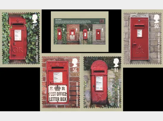Post Boxes: Miniature Sheet