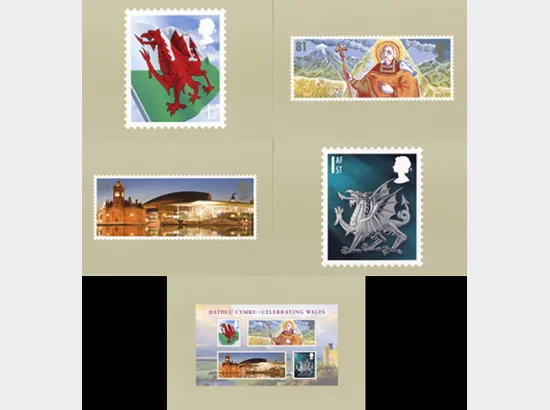 Celebrating Wales: Miniature Sheet