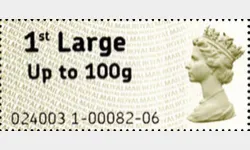 Post & Go Label - 1st Large