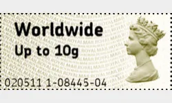 Post & Go Label - Worldwide 10g