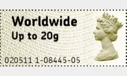 Post & Go Label - Worldwide 20g