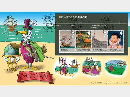 The Tudors: Miniature Sheet