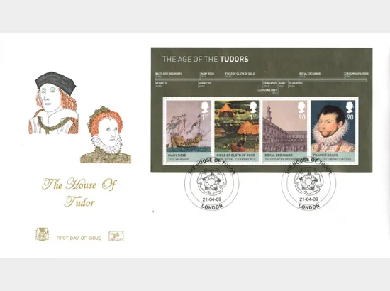 The Tudors: Miniature Sheet