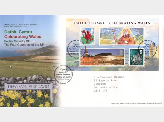 Celebrating Wales: Miniature Sheet