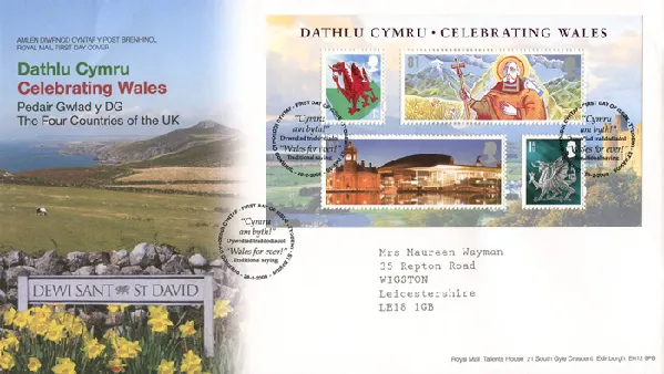 Celebrating Wales: Miniature Sheet
