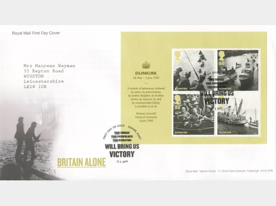 Britain Alone: Miniature Sheet