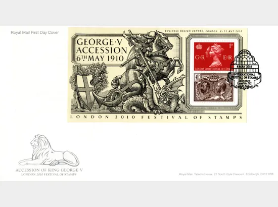 King George V (Overprint): Miniature Sheet King George V (Overprint): Miniature Sheet