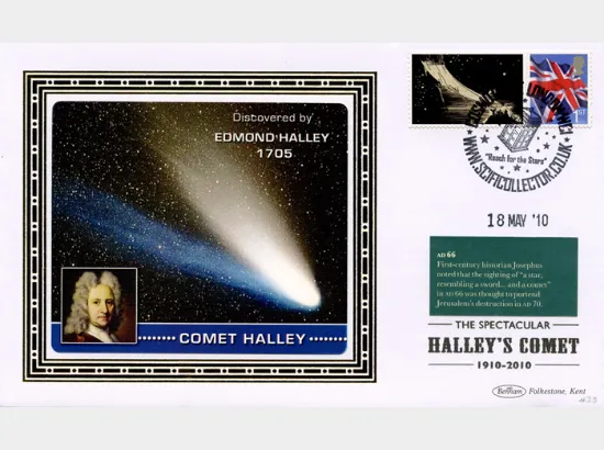 Halley's Comet [Commemorative Sheet]