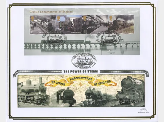 Classic Locomotives: Series No.1: Miniature Sheet