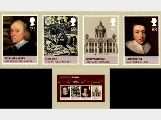 The Stuarts: Miniature Sheet