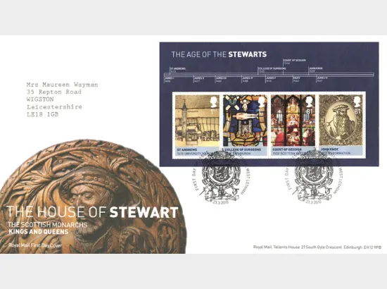 The Stewarts: Miniature Sheet
