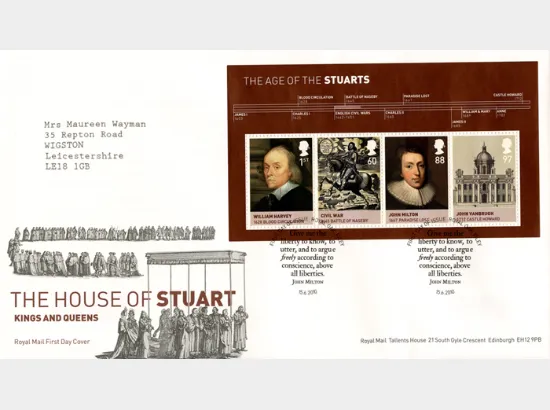 The Stuarts: Miniature Sheet