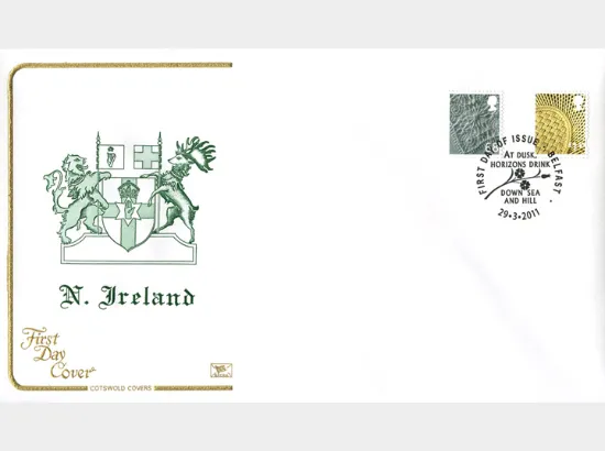 Northern Ireland 68p, £1.10