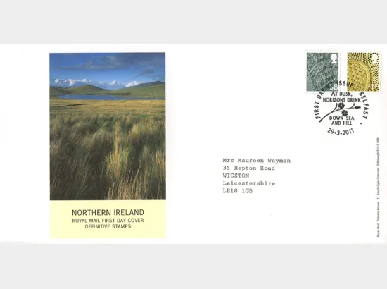 Northern Ireland 68p, £1.10