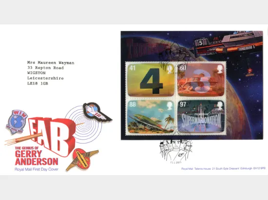 Gerry Anderson: Miniature Sheet