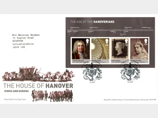 The Hanoverians: Miniature Sheet