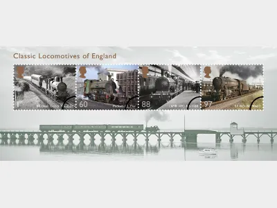 Classic Locomotives: Series No.1: Miniature Sheet