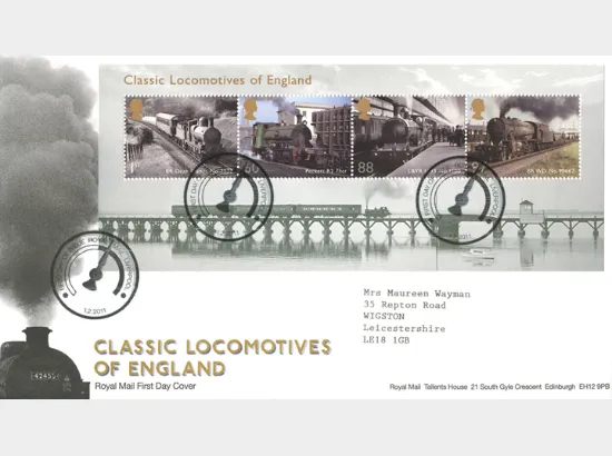 Classic Locomotives: Series No.1: Miniature Sheet