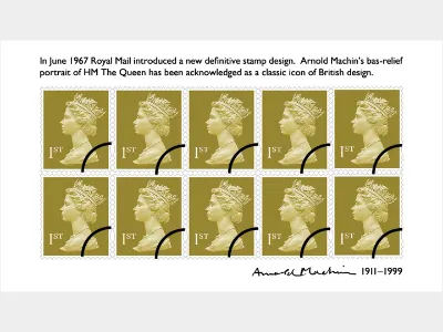 Arnold Machin: Miniature Sheet