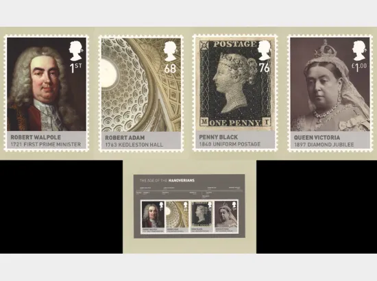 The Hanoverians: Miniature Sheet