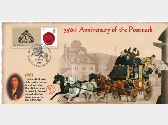 350 Years of the Postmark: Generic Sheet