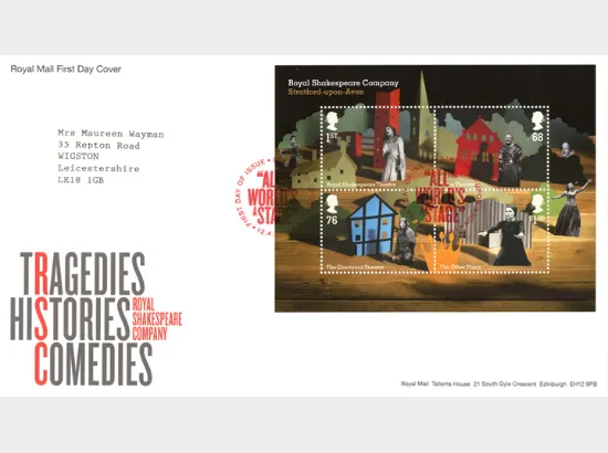 Royal Shakespeare Company: Miniature Sheet