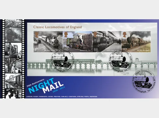 Classic Locomotives: Series No.1: Miniature Sheet