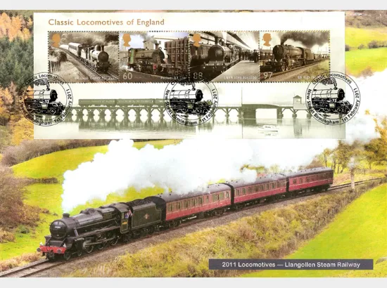 Classic Locomotives: Series No.1: Miniature Sheet Classic Locomotives: Series No.1: Miniature Sheet