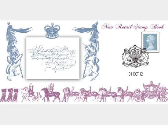 Self Adhesive: Diamond Jubilee: 6 x 1st